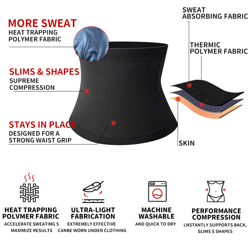Men's Waist Slimming Sauna Belt